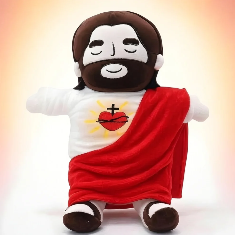 Peluche de Jesús con respiración
