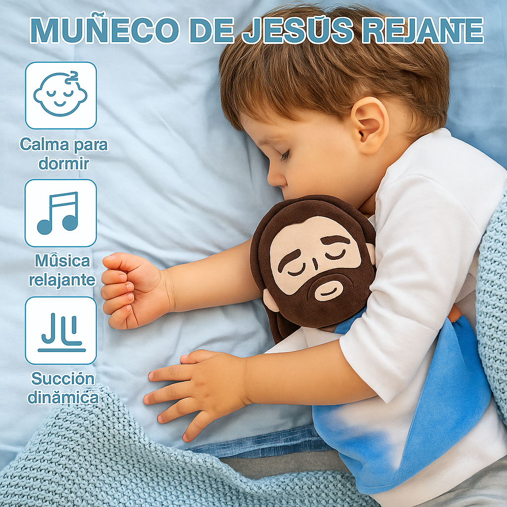 Peluche de Jesús con respiración
