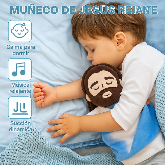 Peluche de Jesús con respiración